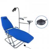 Greeloy® 新型調整可能携帯用歯科折りたたみチェア LED手術灯＆器械トレイ付属 GU-P109キット