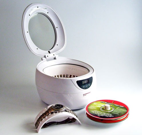 CD・DVD洗浄器 超音波洗浄機 超音波クリーナーCD-7820A(0.75L) 